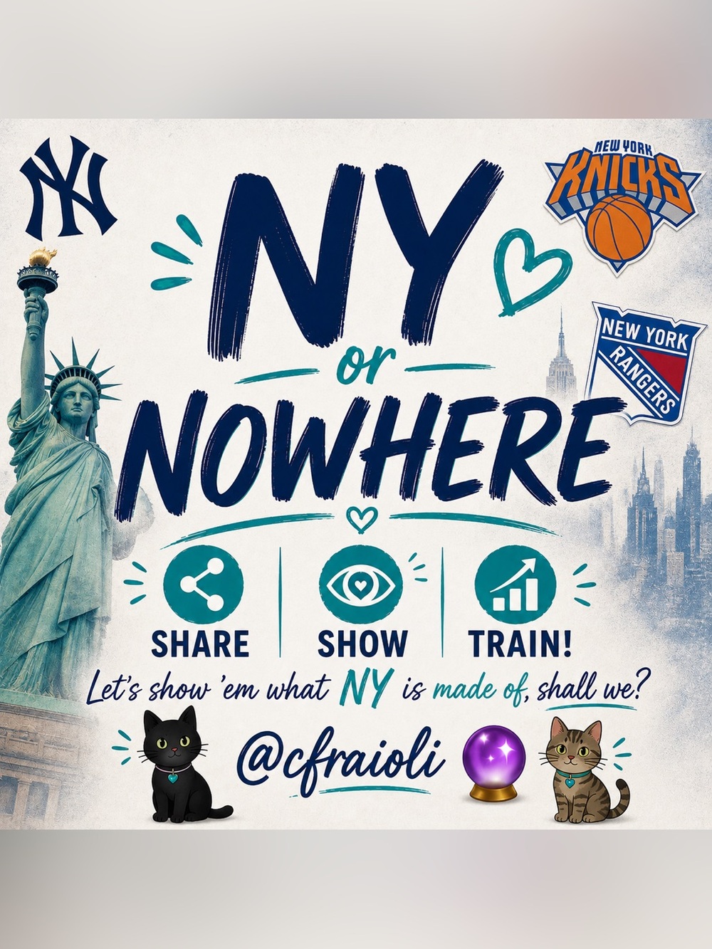 Express interest in a NY show host train!